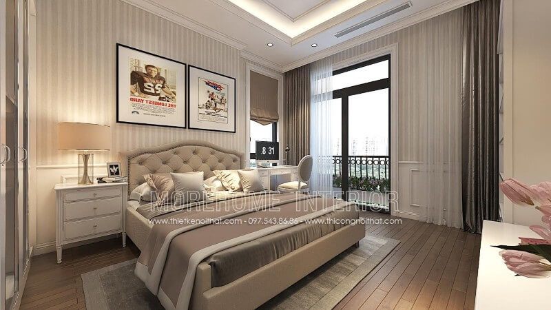 .
Giường ngủ cổ điển tối giản, nhẹ nhàng với các chi tiết được giảm đi, tạo nên một không gian sang trọng và thanh thoát.